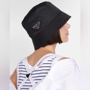 Prada Sleek Black Bucket Hat